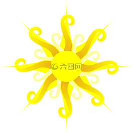 太陽,閃亮,黃色