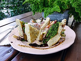 三明治,面包,早餐