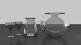 玻璃碗,碗,壇子