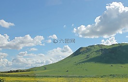 景觀,綠色,山