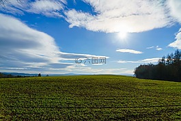 景觀,太陽,天空