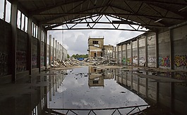 鏡像,建設,水反射