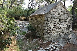 機(jī)艙,石頭小屋,自然