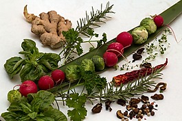 靜物,蔬菜,姜