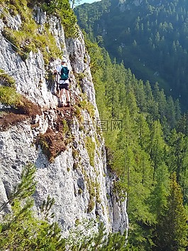 山,景觀,奧地利