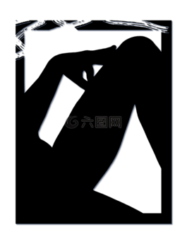 女子,側(cè)影,淫蕩的形式