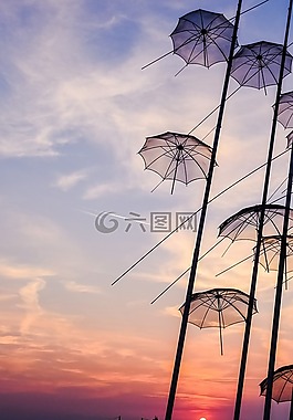 雨傘,藝術,雕塑