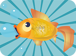 魚,金魚,水
