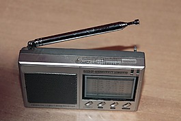 晶体管收音机,电台,复古