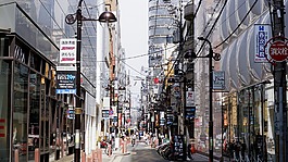 日本,繁華,街道