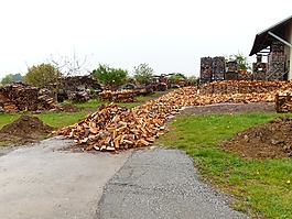 木,holzstapel,柴