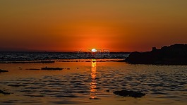 太陽,日落,夏天