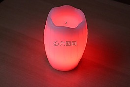 蠟燭,光,紅色