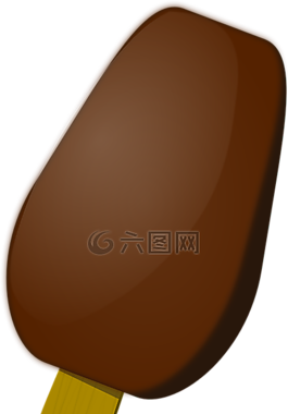冰,巧克力,冻结