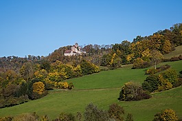 城堡的宠物山,金策尔绍（künzelsau）,石教堂