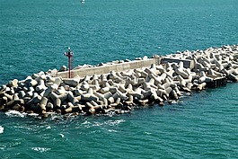 防波堤,燈塔,端口