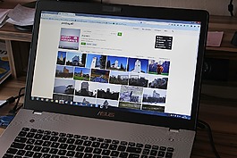 圖像門戶,web 頁,筆記本電腦