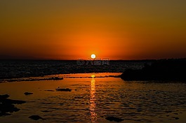 太陽,日落,夏天