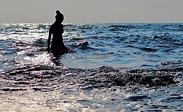 海灘,海洋,海