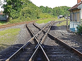 鐵路,跟蹤穿越,正常軌道