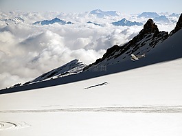 天空,山,空氣
