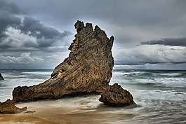 南非,海洋,石