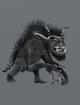 幻想狼人,怪物,神秘