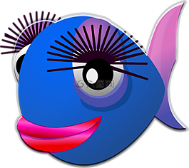 魚,女性,時尚