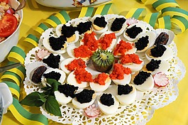 巴菲特,蛋,魚子醬
