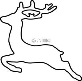 鹿,跳躍,動物