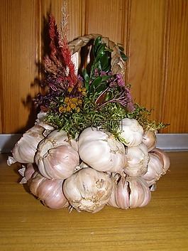 大蒜,花束,購(gòu)物車