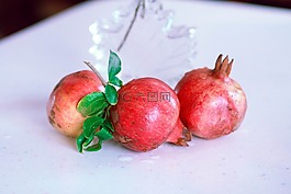 石榴,靜物,紅色