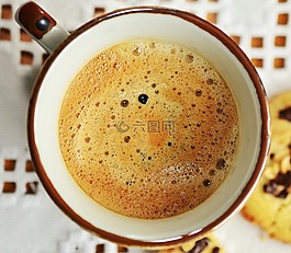 咖啡,咖啡杯,克雷馬咖啡