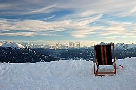 因斯布魯克,山,雪