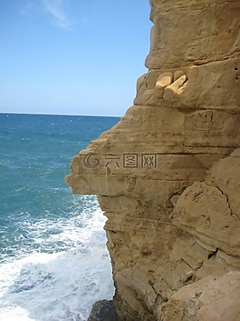 克里夫,巖,海