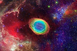 星系,宇宙,空間