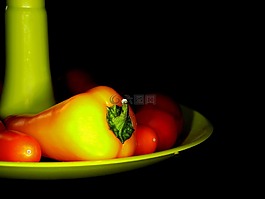 蕃茄,辣椒粉,蔬菜