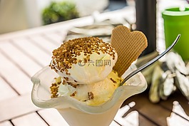 冰淇凌艾迪科遜,夏季,美味