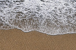 沙,海灘,沙海灘