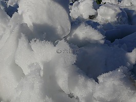 冰,晶體,冷
