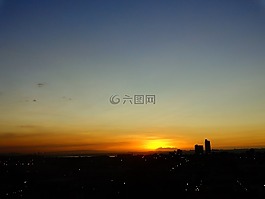 日落,奶制品,從窗口中