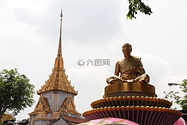 budha,和尚,黃金