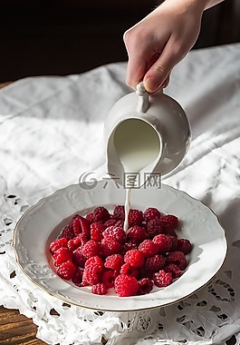覆盆子,莓果,成熟