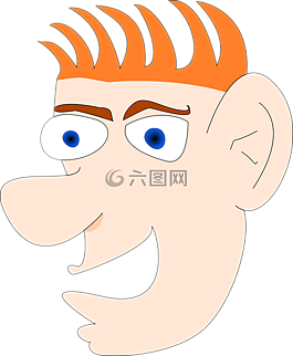 臉,家伙,男子