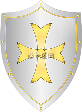 盾构,中世纪,骑士