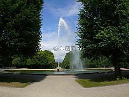 喷泉,水,水游戏