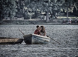 水,船,夫婦