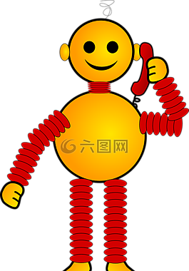 外星人,機器人,通話