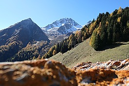 山,天空,藍(lán)色