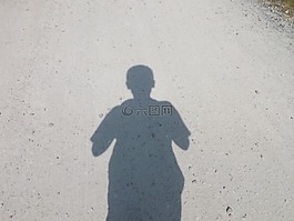 陰影,路徑,男孩